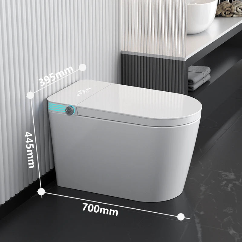 Smart Bidet Toilet With Auto Open Close And Voice Control