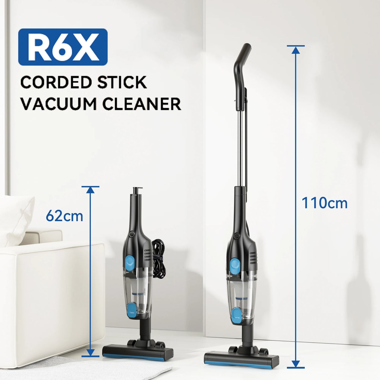 INSE R3S Corded Vacuum Cleaner For Car Cleaning Hard Floor