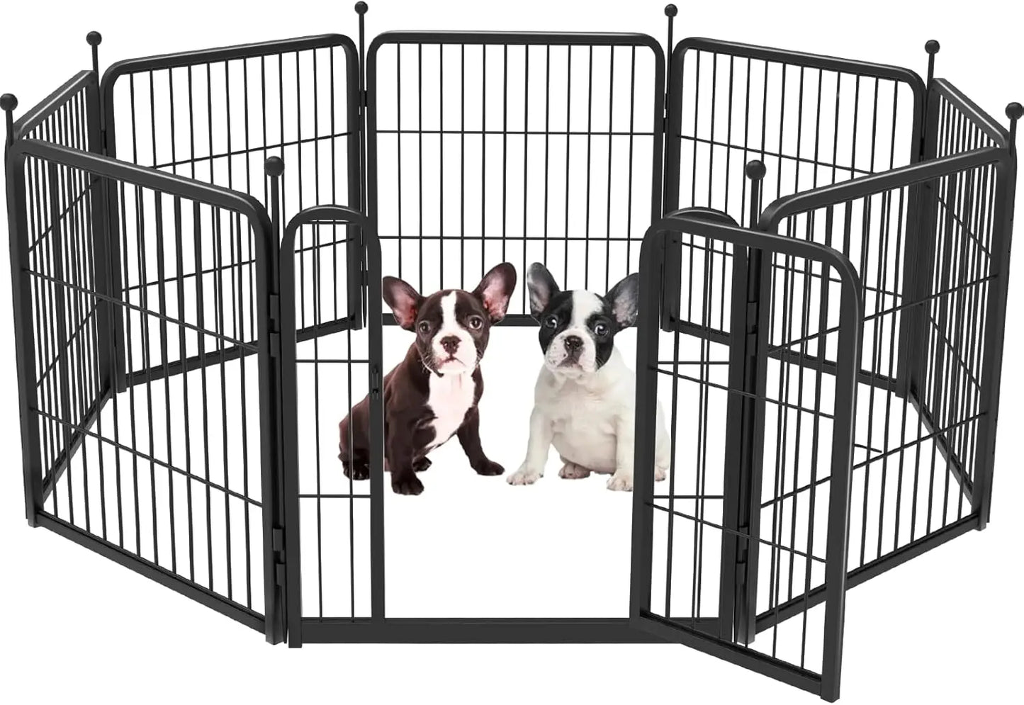 Rollick Dog Playpen for Yard, RV Camping, 50 inch 8 Panels for Large Dogs│Patented