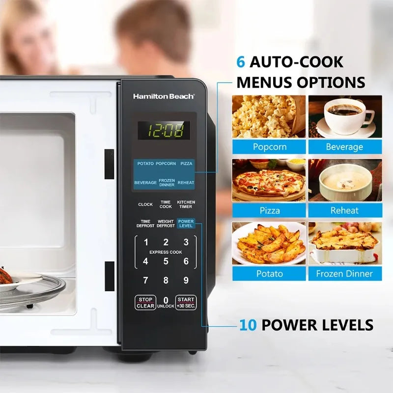 Hamilton Beach Countertop Microwave Oven 900 Wattage