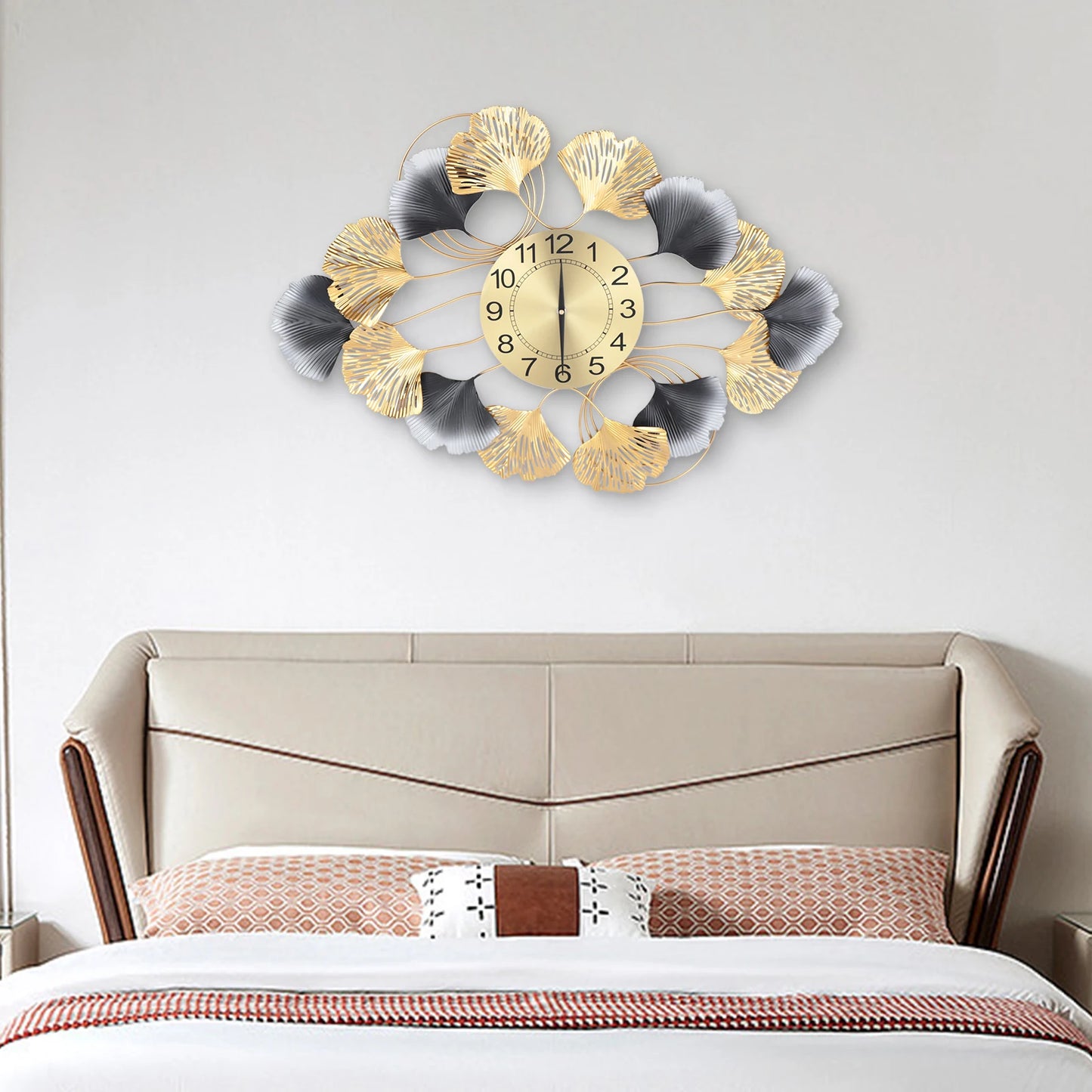 Large Wall Clock for Living Room Decor Modern Wall Clock Creative Luxury Wall Clock Background Wall Art Gold Clock