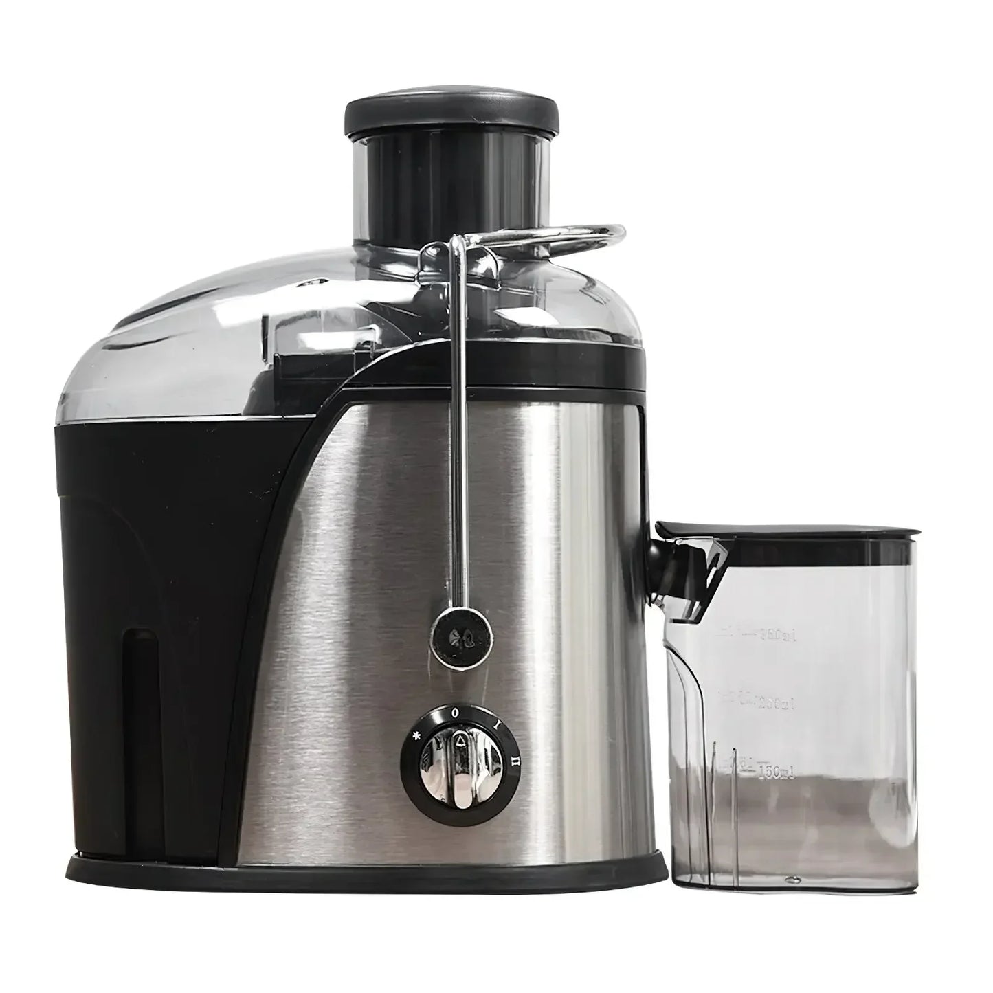 Stainless Steel Centrifugal Fresh Juice Machine Automatic Pulp Ejection 3inch with 2 Speeds Household Juice Separation Juicer