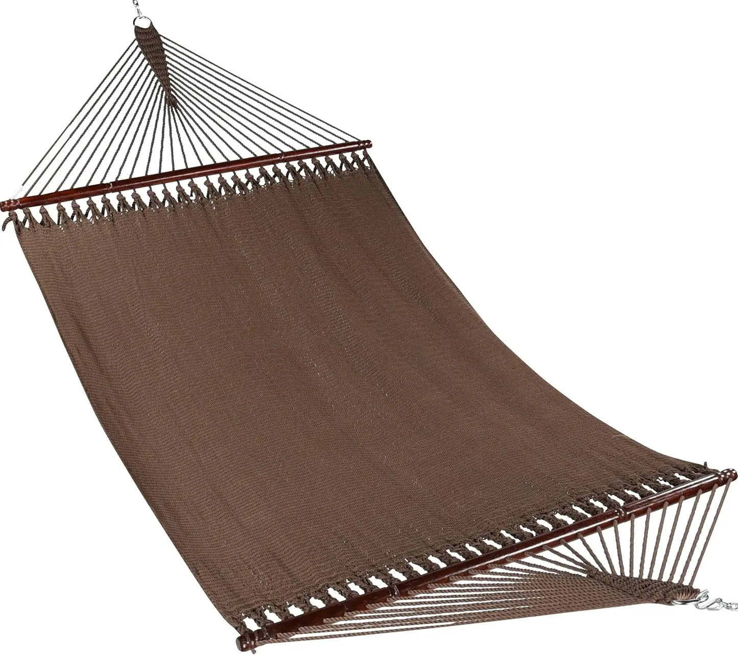 Jumbo Caribbean Hammock - 55 Inch - Soft-Spun Polyester - Tan