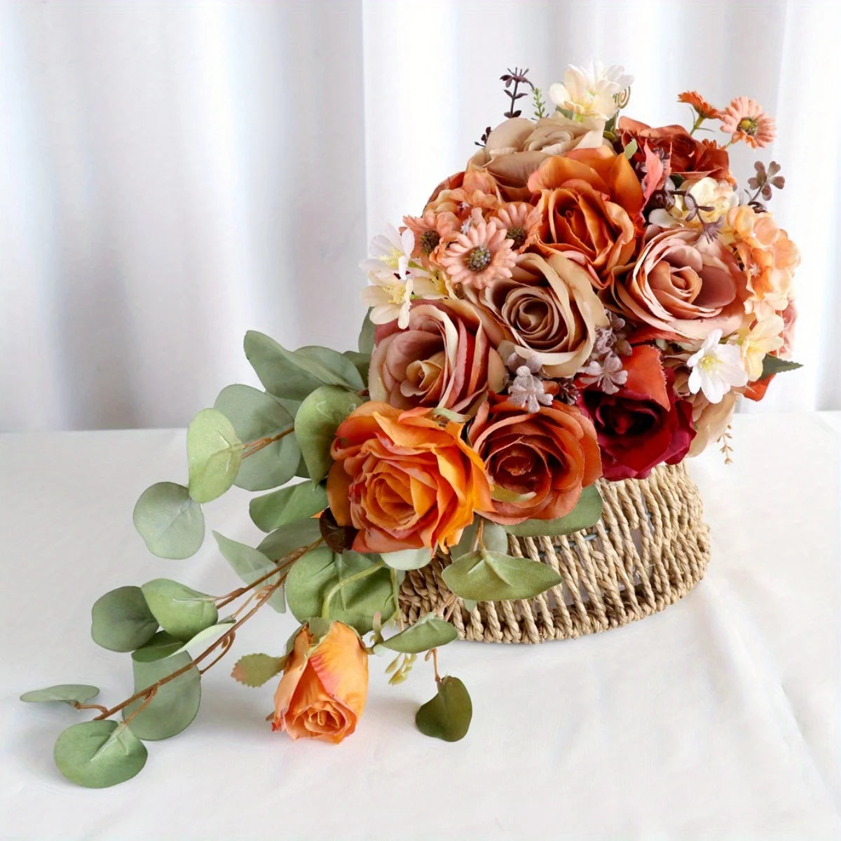 Wedding Bouquets for Bride Bridesmaid, Bridal Bouquets for Wedding Ceremony and Anniversary Valentines Day Decorations,