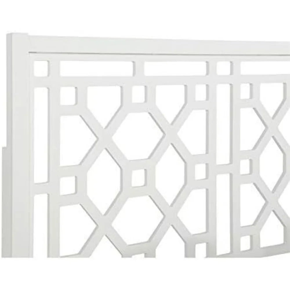 Thomas Chippendale Adjustable Height Headboard -Queen/Full Crafted from durable solid Poplar and MDF Chippendale inspired design
