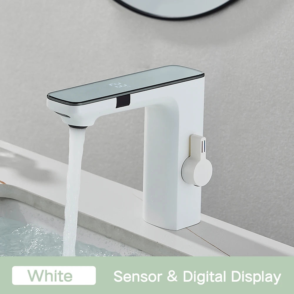 Rozin Touchless Sensor Basin Faucet With Digital Display