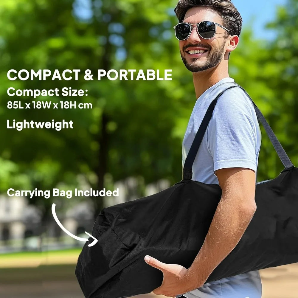 Hammock Camping Chair, Adjustable Back Folding Rocking Chair Swinging Hammock Chair , Headrest, Removable Footrest