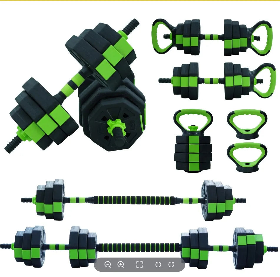66lbs/88lbs Weight 4 in 1 Adjustable Kettlebell Set Dumbbell Set Used as Kettlebells Barbell Push up Stand for GYM Home