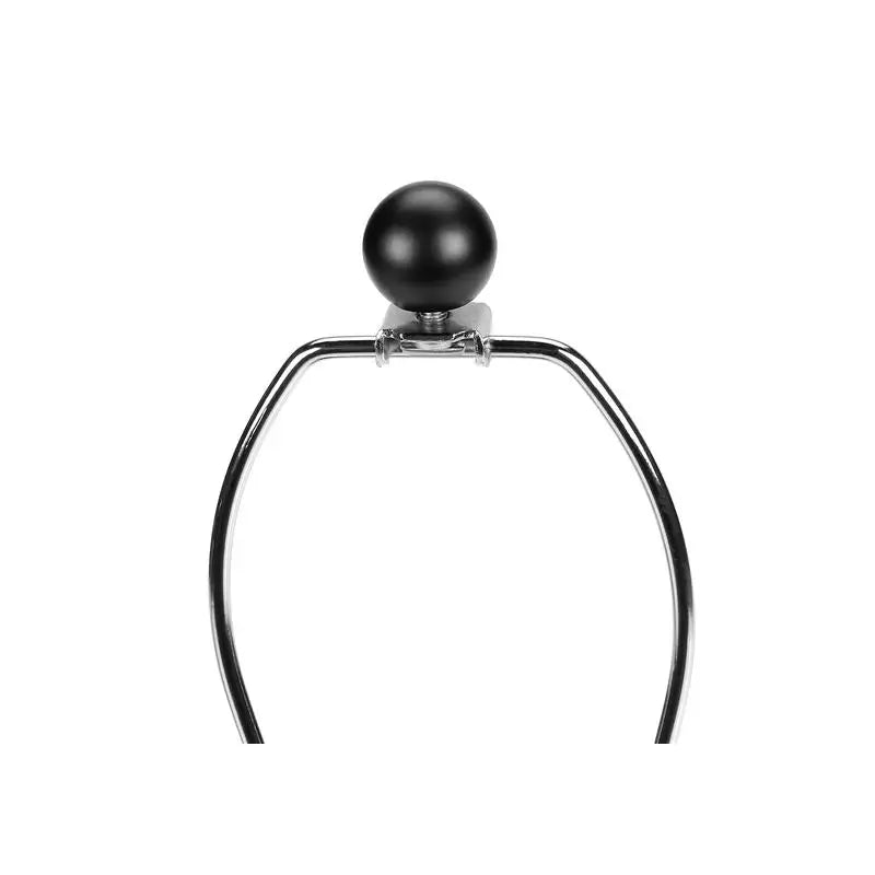 Contemporary 24" Table Lamp - Black Concrete Base & Grey Shade - Modern Lighting Solution for Home Décor