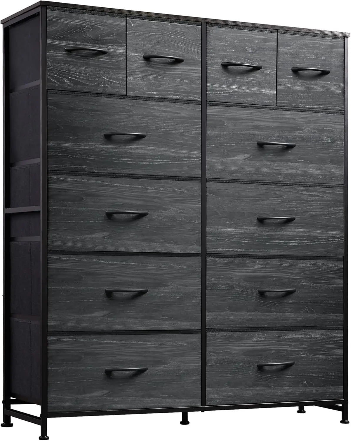 Tall Dresser for Bedroom with 12 Drawers, Fabric Dresser for Bedroom, Closet, Fabric Storage Dressers with Drawers