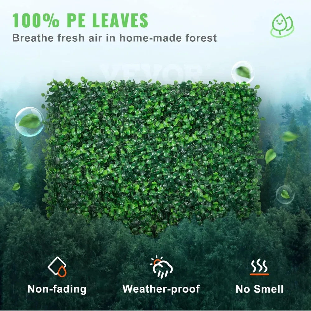 Artificial Boxwood Panels for Beautiful Privacy Hedge Wall Decor