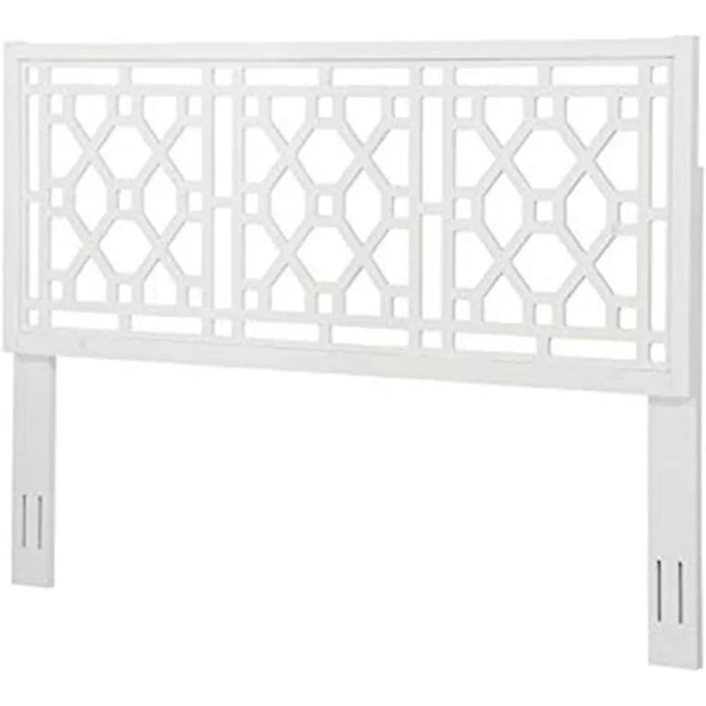 Thomas Chippendale Adjustable Height Headboard -Queen/Full Crafted from durable solid Poplar and MDF Chippendale inspired design