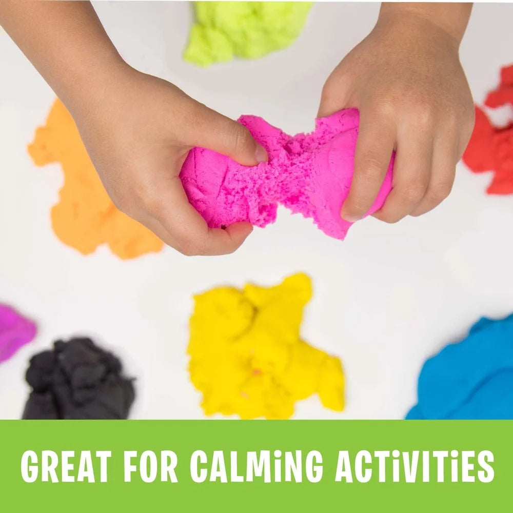 Colorful Playfoam Sand 8 Pack Sensory Toy Kids Ages 3 and Up Ideal Fine Motor Skill Development Creative Play and Sensory Bins