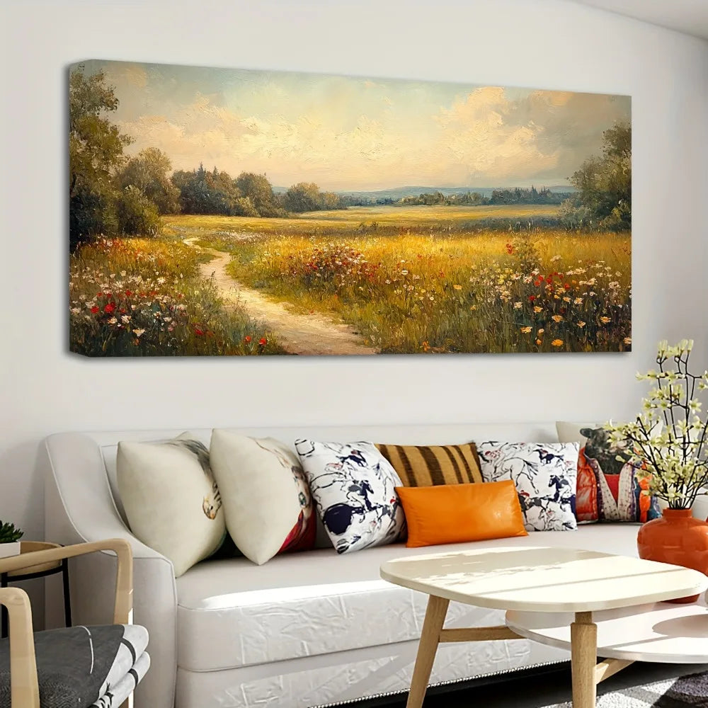 Classical Lake Landscape Canvas Poster For Home Decor