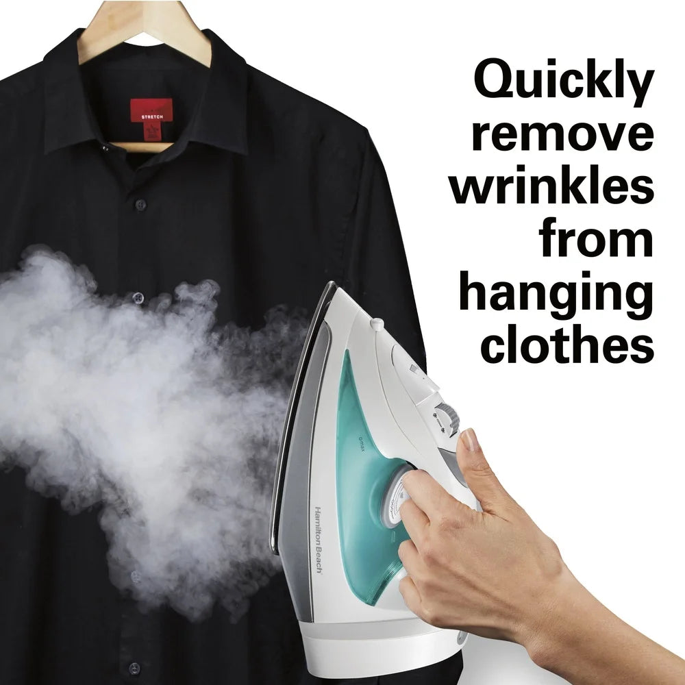 Retractable Cord Steam Iron Stainless Steel Soleplate 1200W Adjustable Steam Spray Blast Vertical Steam Home Dorm Use