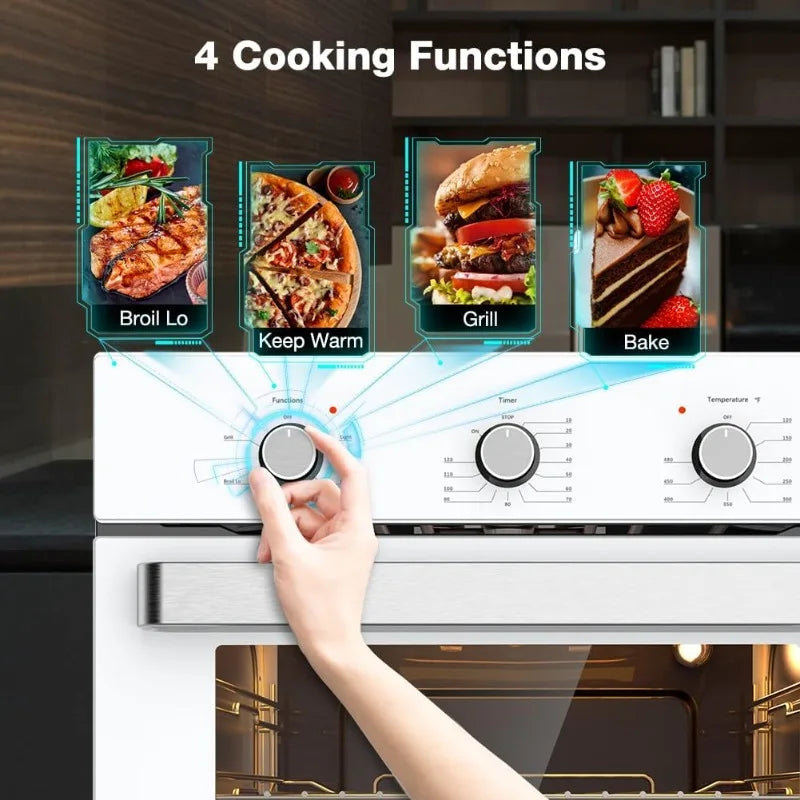 ThermoMate Five Function Electric Wall Oven ETL Certified