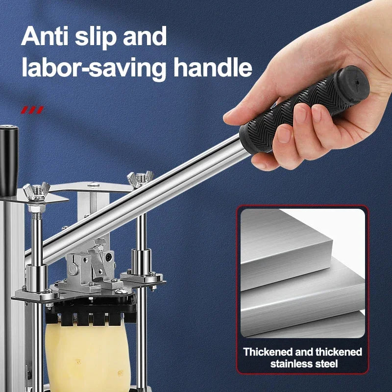 Multifunctional Machine Commercial Vegetable Fruit Chopper Dicer Cutting Machine Stainless Vertical Dicer Steel Potato Cutter
