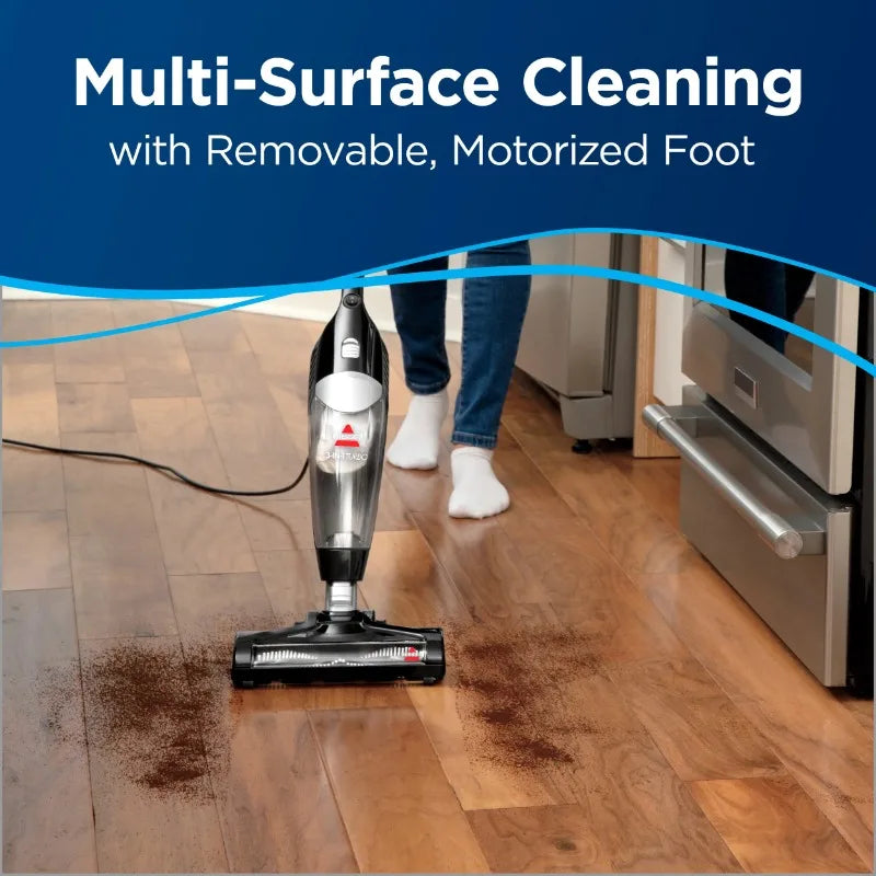 BISSELL 3-in-1 Turbo Lightweight Stick Vacuum, 2610 (Black)