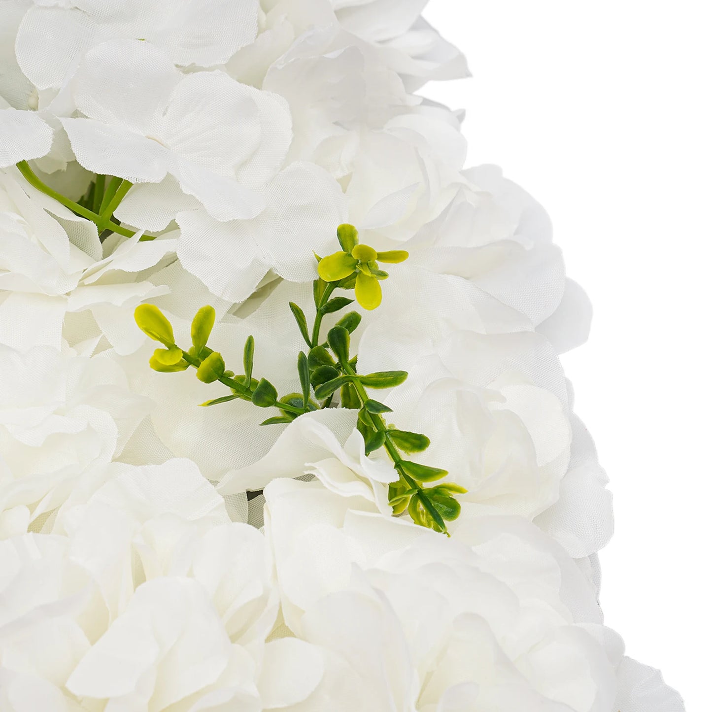 12-Piece Artificial Flower Wall Panels with Dahlia, Rose, Hydrangea, and Chrysanthemum for Indoor and Outdoor Privacy and Decora