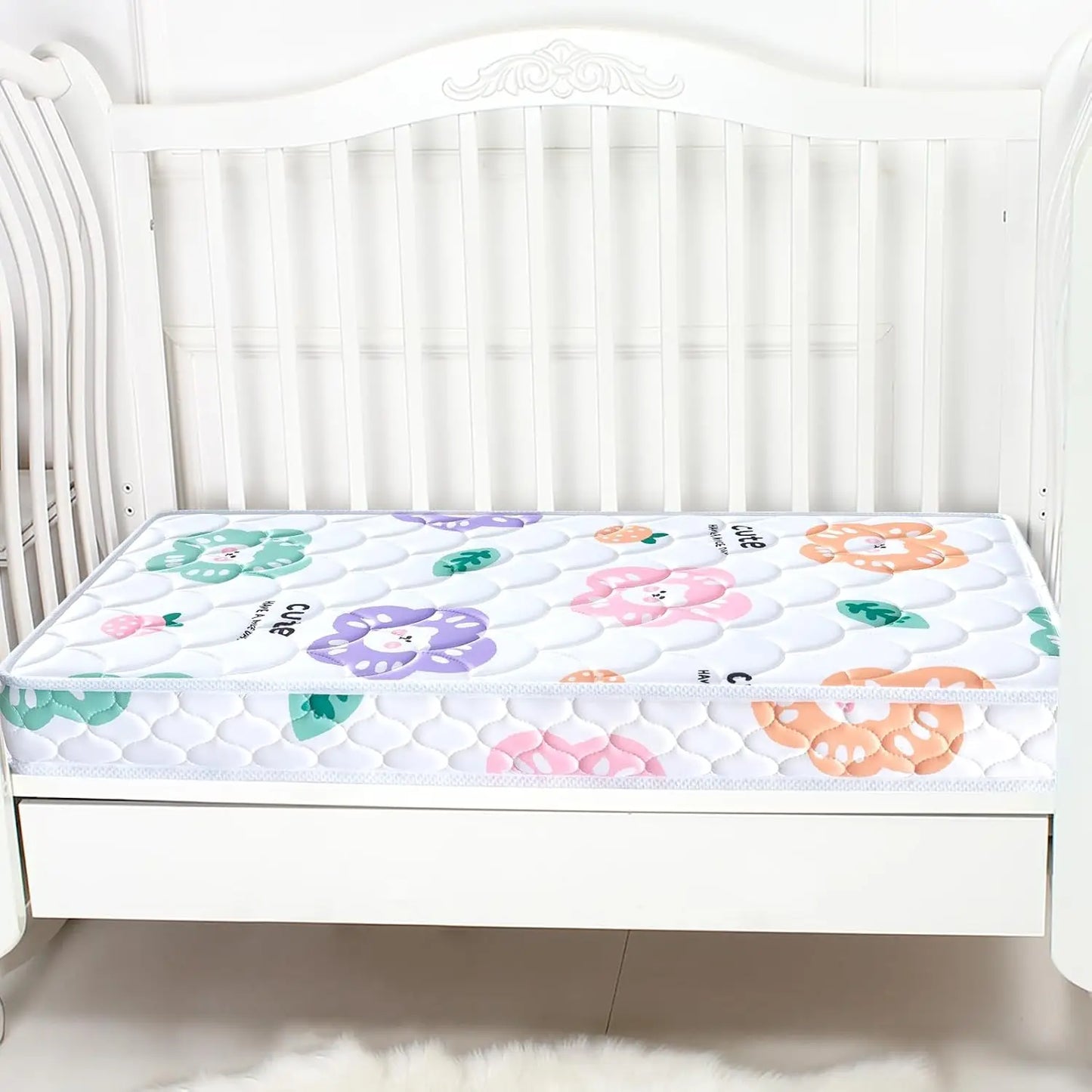 Crib and Toddler Mattress - 52" x 27.6" x 5" - Breathable - Firm - Dual Sided Standard Size Baby Mattress for Crib - Premium Foa