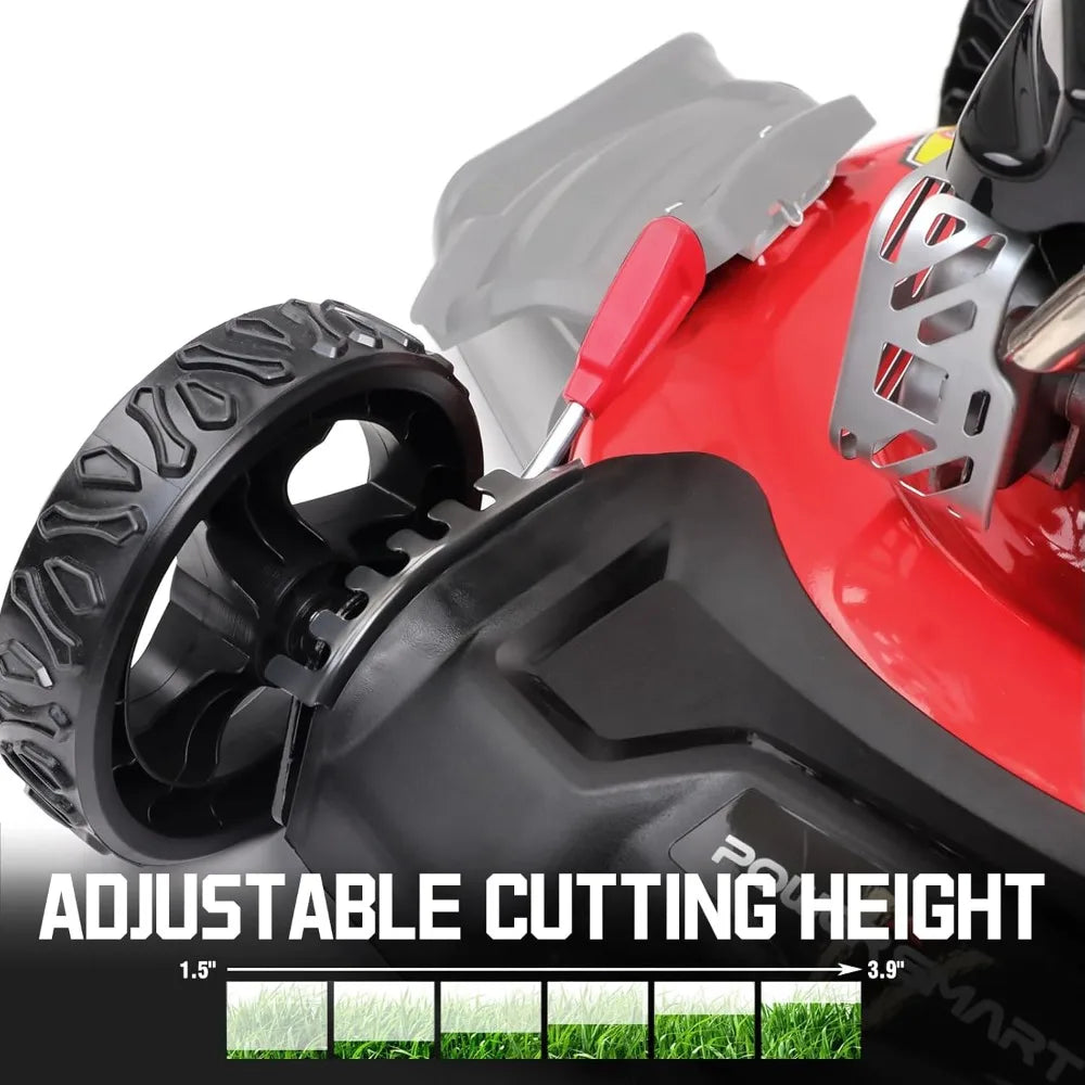 Hign Concerned Gas Lawn Mower RWD 3 In 1 BaggingPro