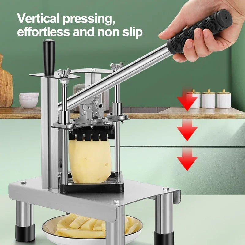 Multifunctional Machine Commercial Vegetable Fruit Chopper Dicer Cutting Machine Stainless Vertical Dicer Steel Potato Cutter