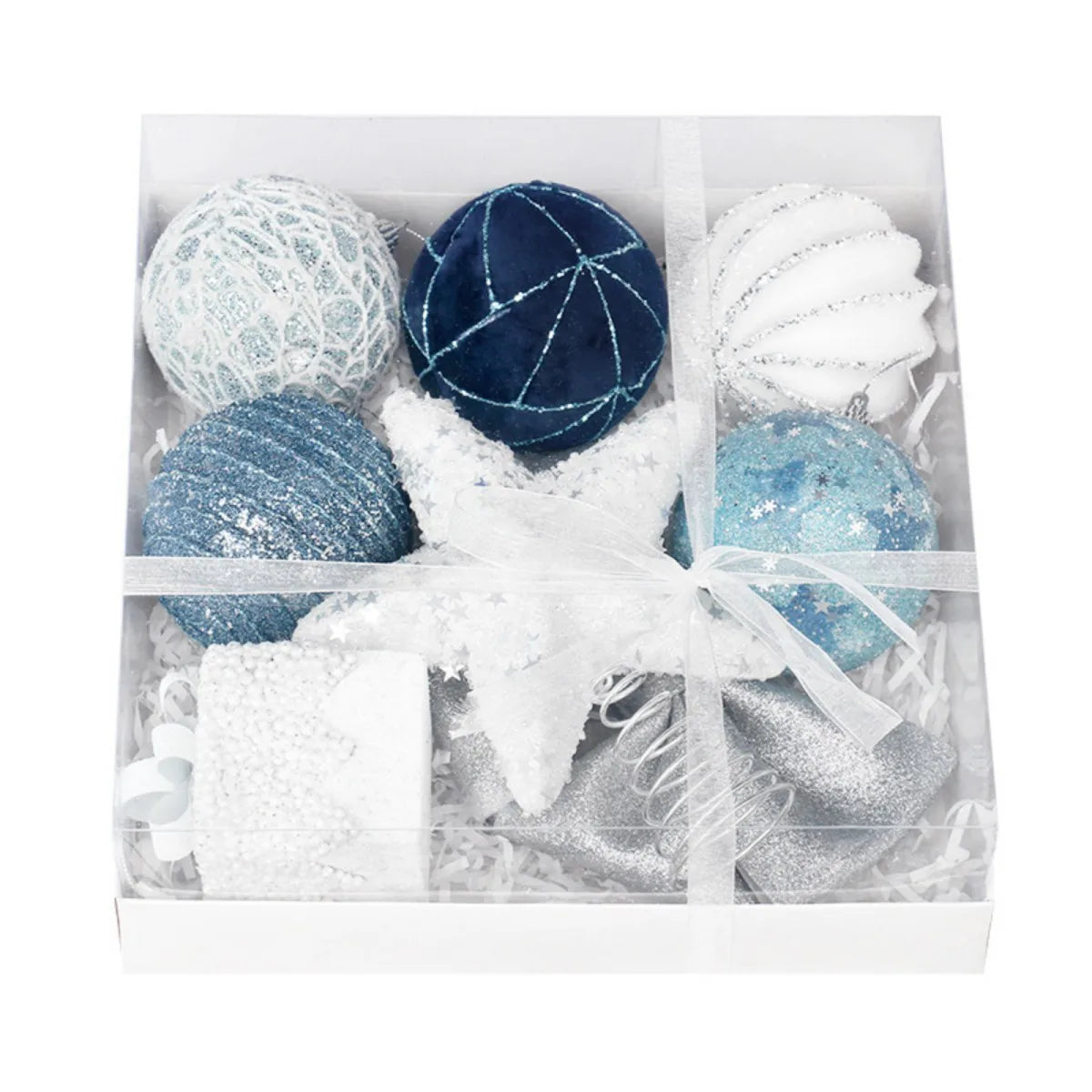 Christmas Ball Ornaments, Xmas Hanging Balls Set for Xmas Tree DIY Craft Gifts for Home Holiday Wedding Party Decorations