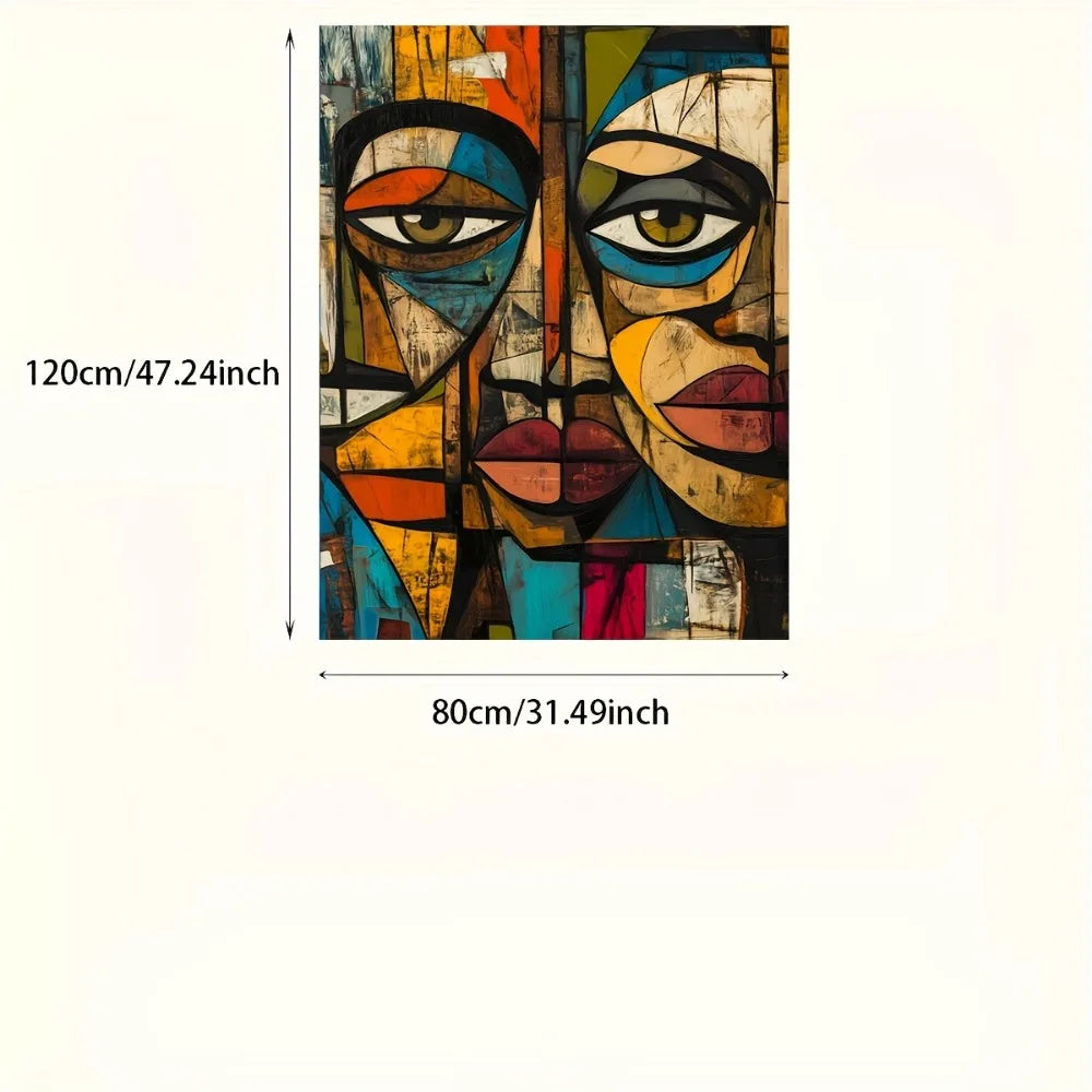 Frameless Modern African Abstract Art Canvas Print Poster