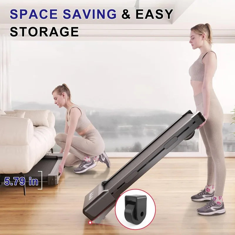 Walking Pad with auto Incline,3 in 1 Portable Treadmill with Remote Control LED Display,Walking Jogging Machine,300 Lbs Capacity