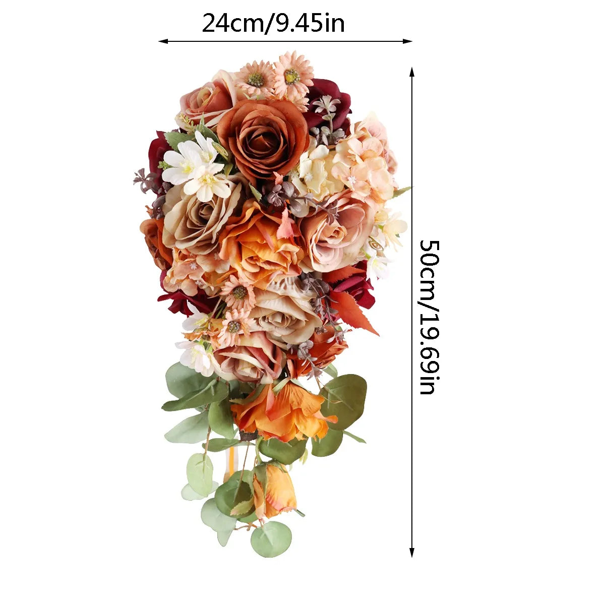 Wedding Bouquets for Bride Bridesmaid, Bridal Bouquets for Wedding Ceremony and Anniversary Valentines Day Decorations,