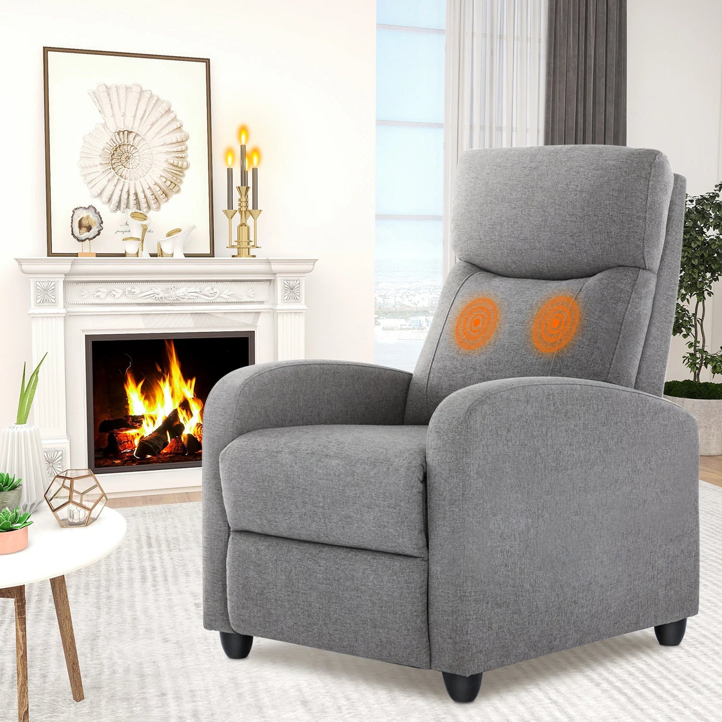 Modern Adjustable Massage Recliner Chair for Living Room Comfort