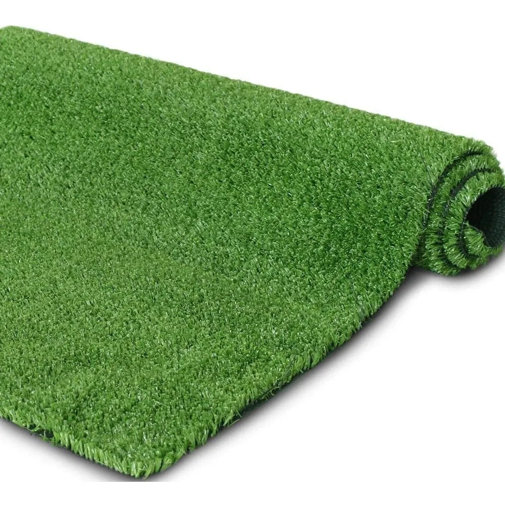 Artificial Turf Grass Lawn 5 FT x8 FT, Realistic Synthetic Mat, Indoor Outdoor Garden Landscape for Pets, Rug w/Drainage Holes