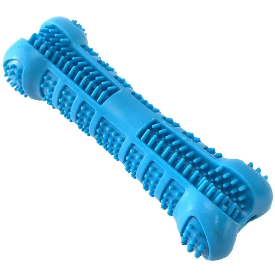 Chew Toy Stick Dog Toothbrush with Toothpaste Reservoir Natural Rubber Dog Dental Chews Care Dog Toys Bone for Pet Teeth Cleani