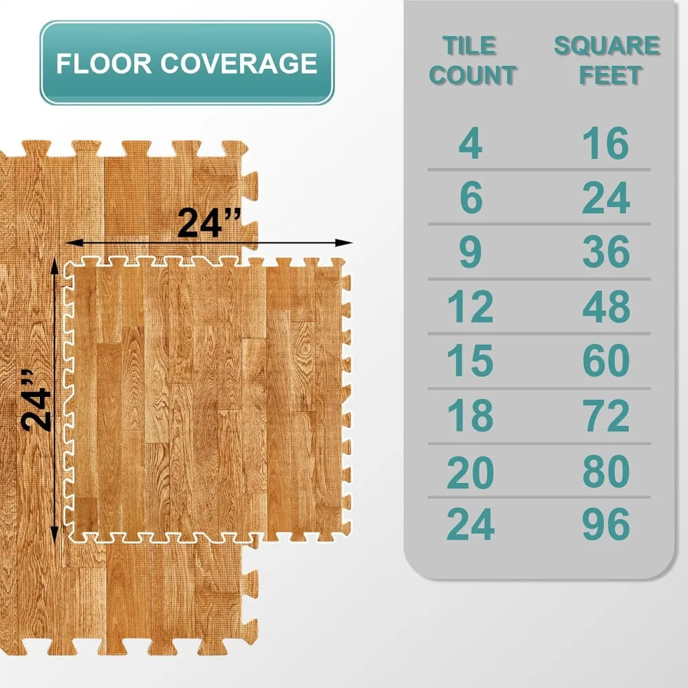 Sorbus Puzzle Exercise Mats for Home Playroom and Dance