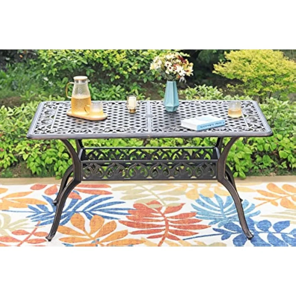 Sophia and William Outdoor Dining Table for Six People
