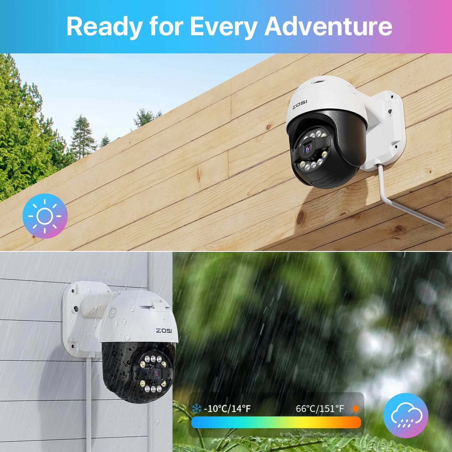 ZOSI 8CH 5MP PTZ Security POE IP Camera System Two Way Audio AI Face Detect 8MP NVR Kit CCTV Home Outdoor Video Surveillance Set