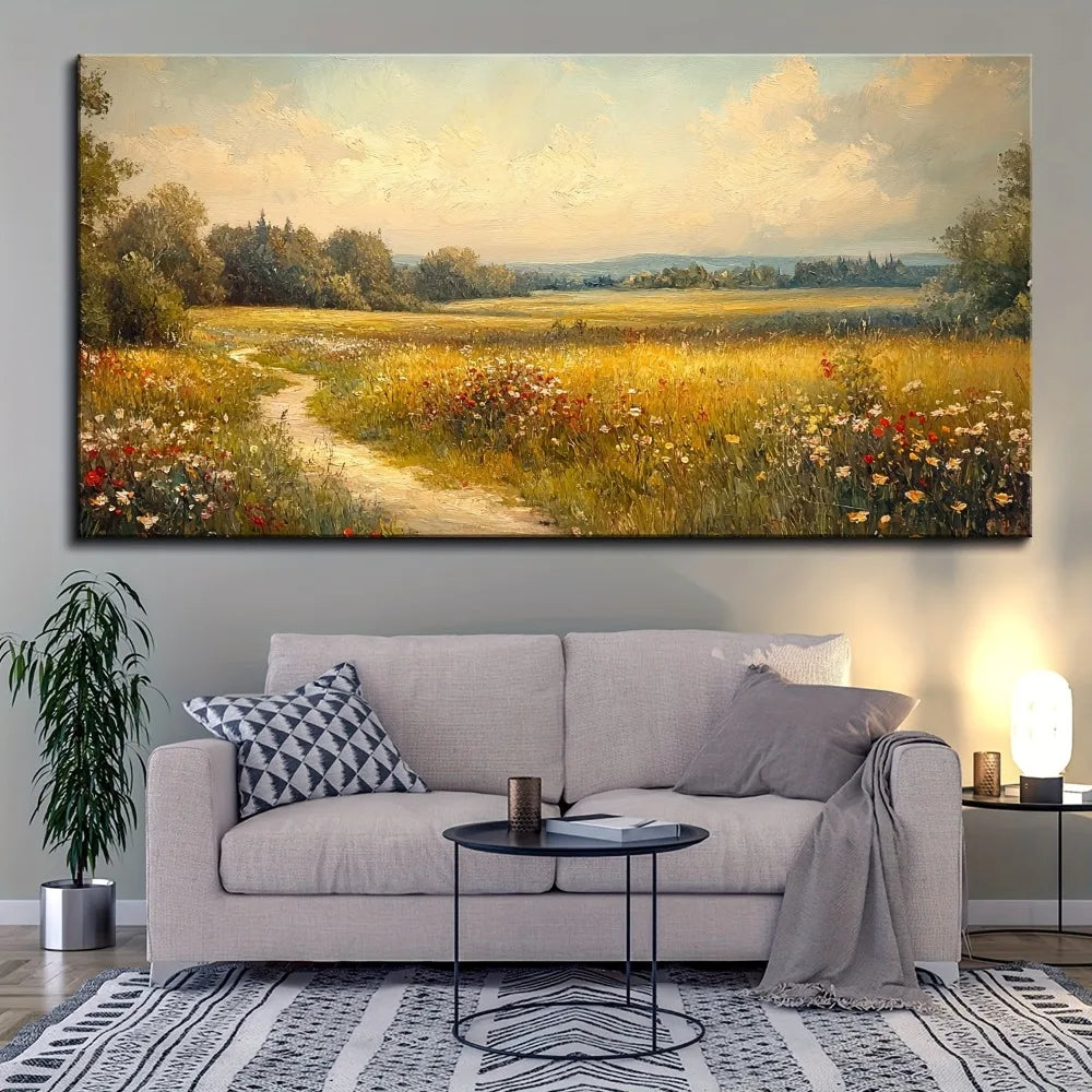Classical Lake Landscape Canvas Poster For Home Decor
