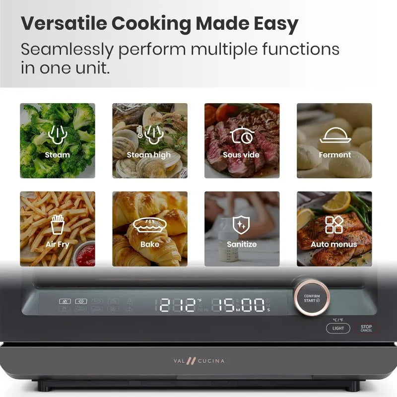 Seven In One Steam Convection Oven Countertop With Air Fry