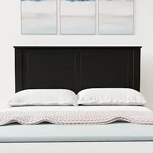 Campagne Wood Panel Headboard in White - Full Size