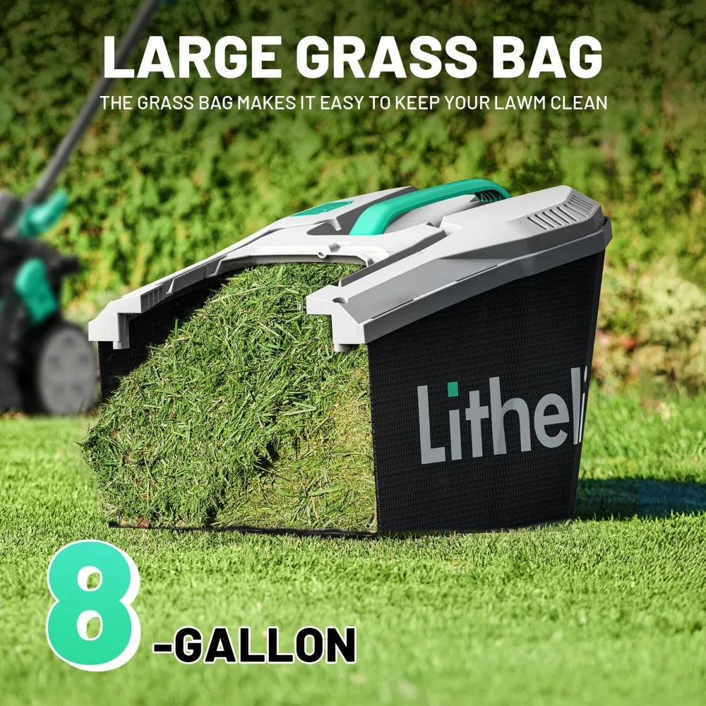 Litheli Cordless Lawn Mower Brushless Motor And Battery