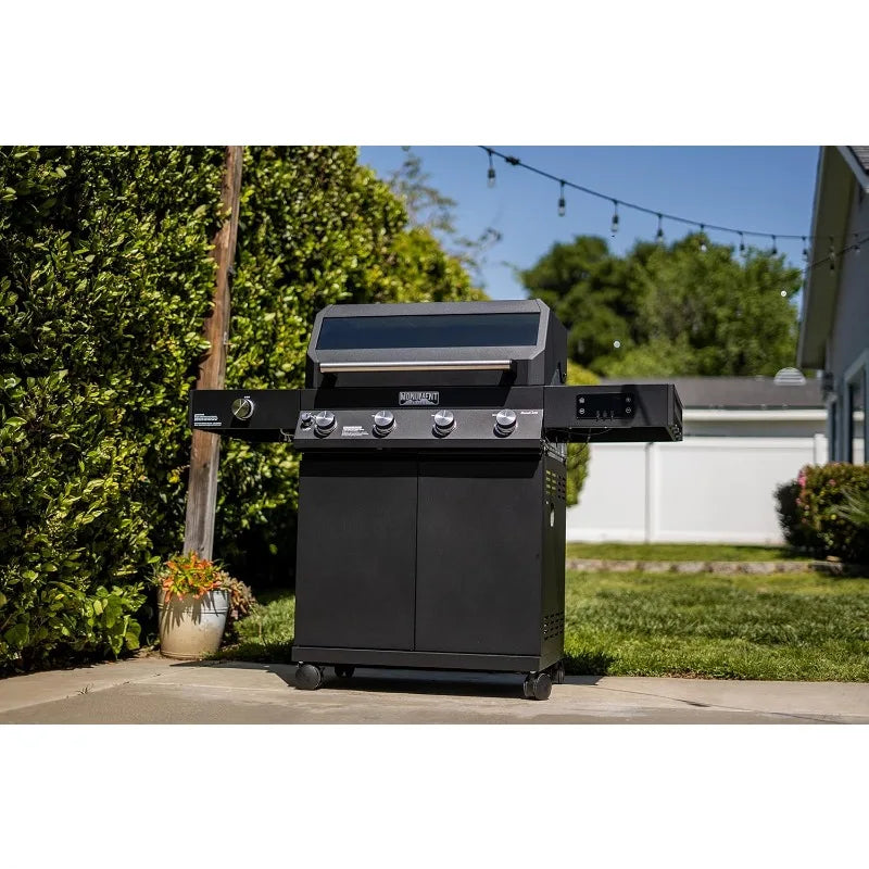 Monument Grills Denali 425 4 Burner Propane Smart BBQ Grill