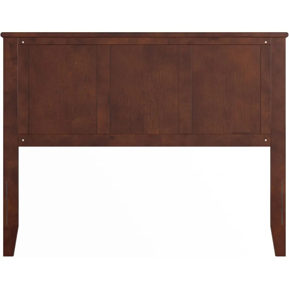 Full Size Headboard with Attachable Charger in Walnut