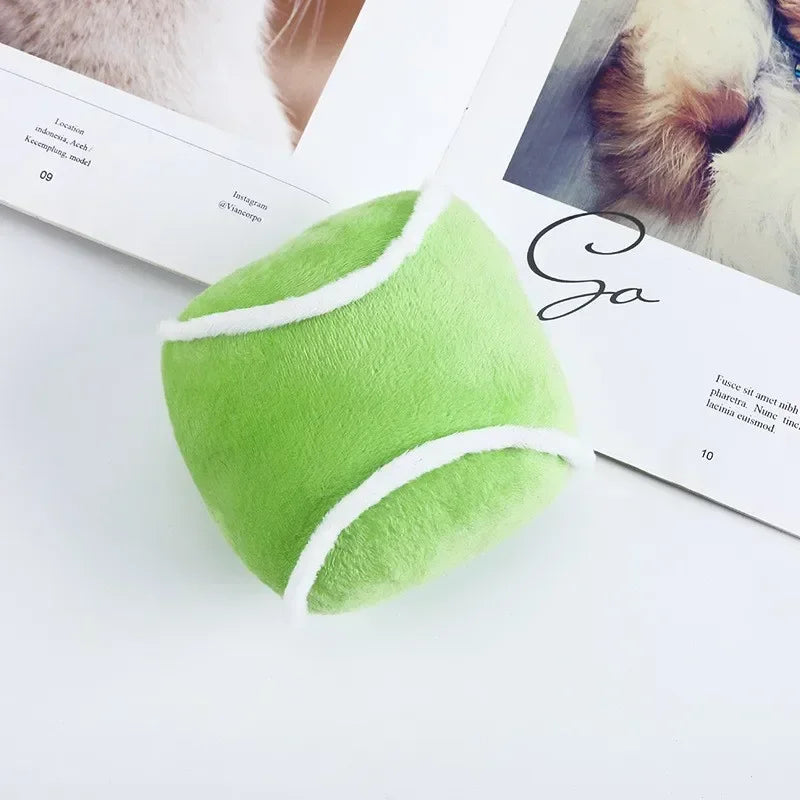 Pet Supplies Dog Toys Toys Bite Resistant Teething Cute Ball Shape Plush Chewing Toys Pet Accessories Pet Products