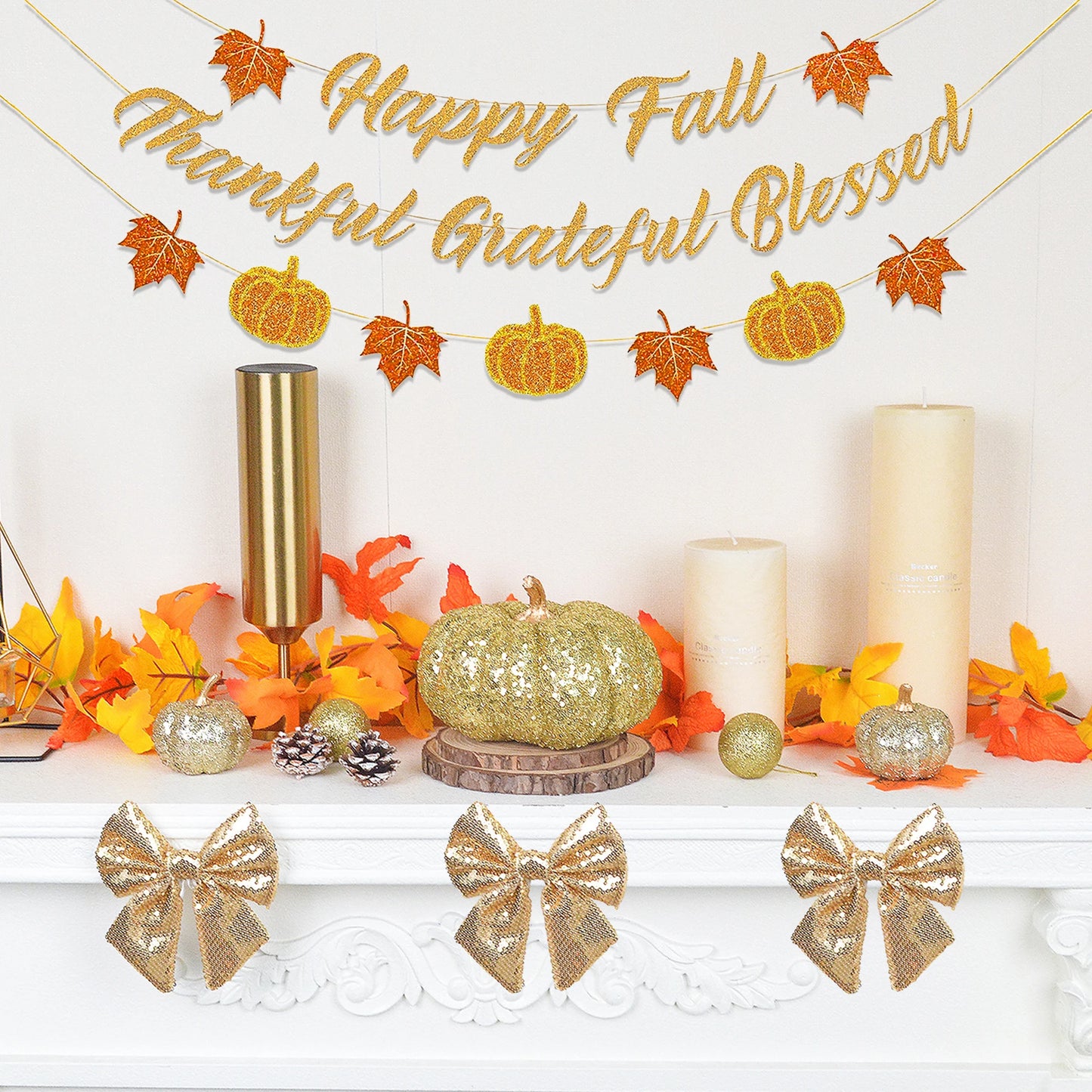 Sparkling Glitter Acorns Mini Acorn Ornaments Thanksgiving Table Decor Autumn Party Decorations Festive Favors