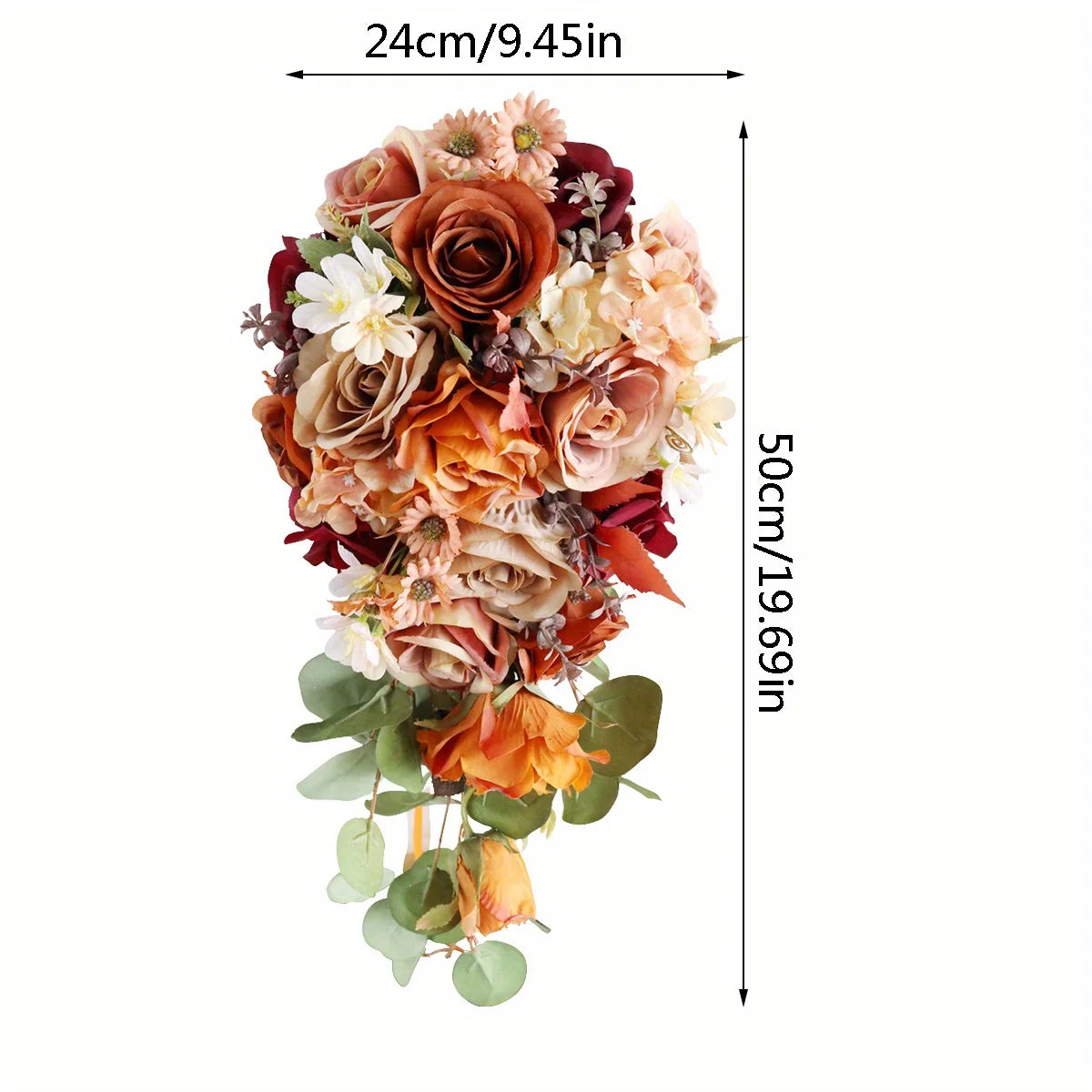 Wedding Bouquets for Bride Bridesmaid, Bridal Bouquets for Wedding Ceremony and Anniversary Valentines Day Decorations,