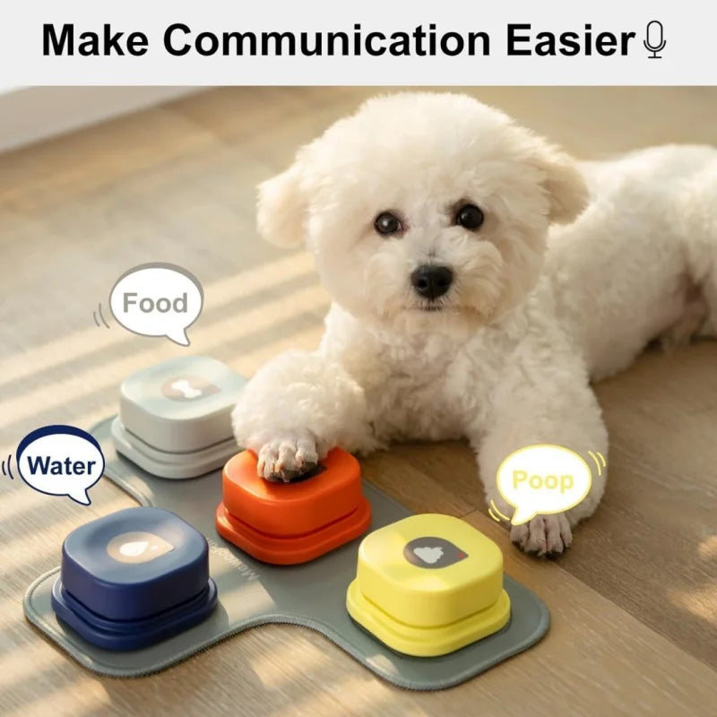 MewooFun Dog Button Record Toy For Talking Pet Training