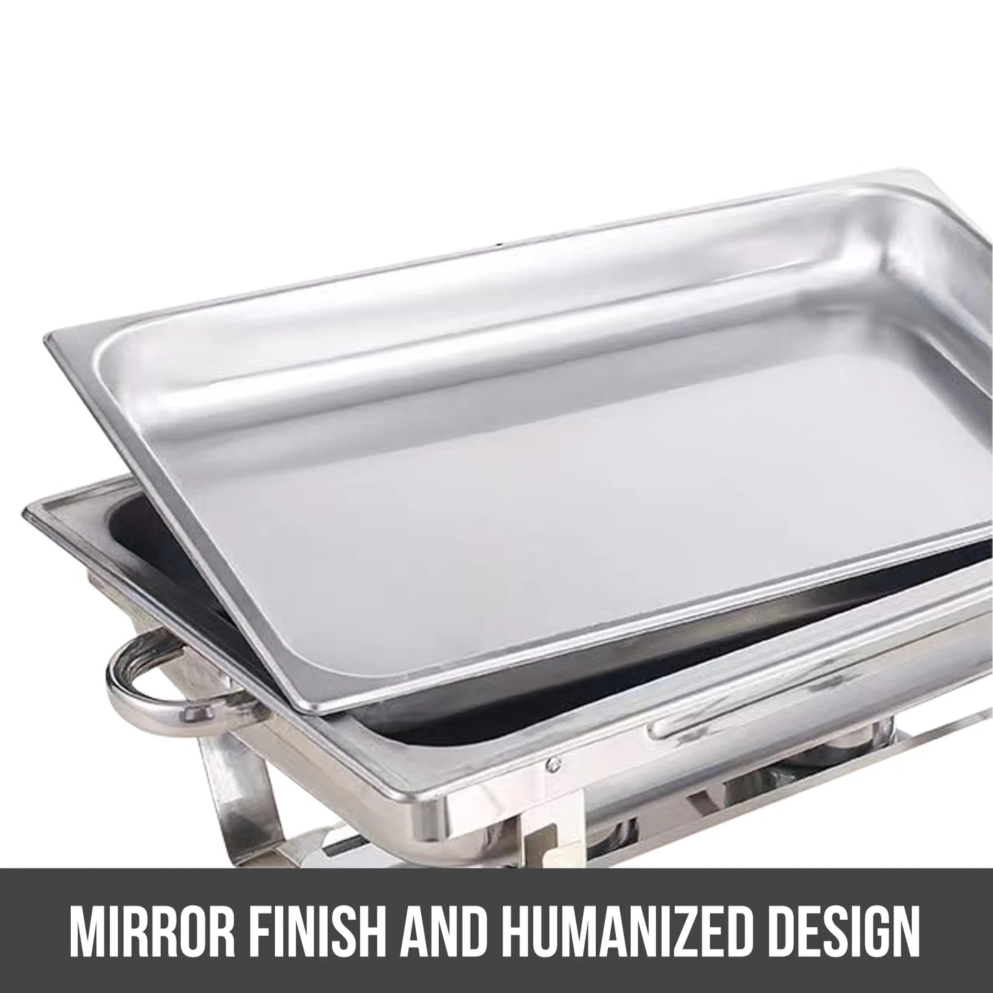 Chafing Dish Buffet 8Qt Electric Stainless Steel 2 4 Pack