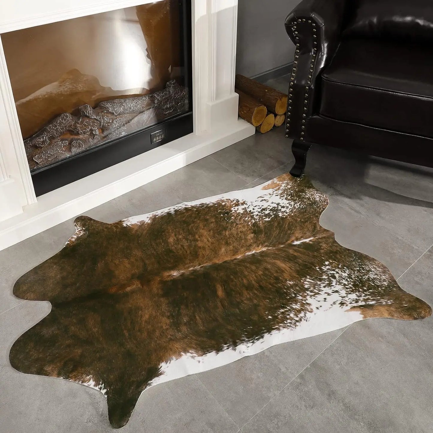 American style Animal Print Rug faux fur cowhide rug Bedroom carpet room carpet for living room rugs house decoration floor mats