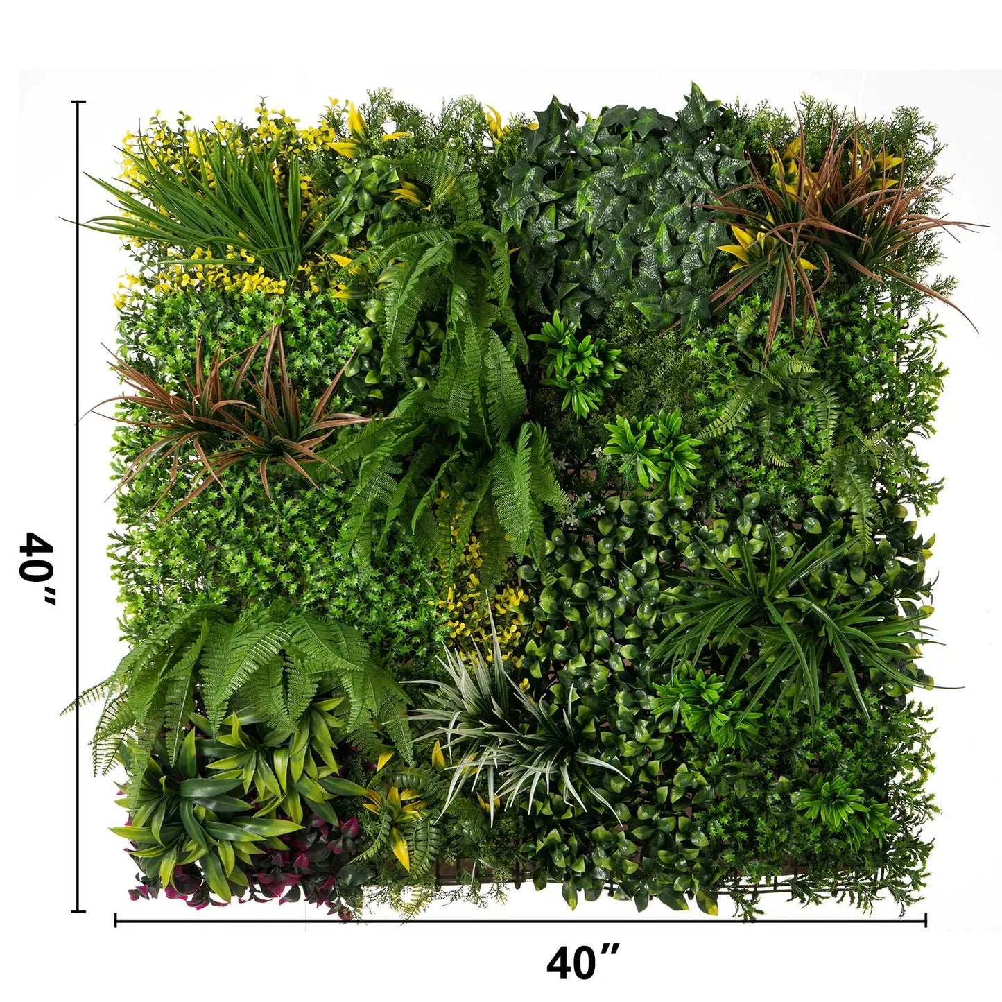 12pcs 24pcs Artificial Plants Grass Wall Panel Boxwood Hedge Greenery Privacy Fence Panel Grass for Indoor Home Garden Wedding