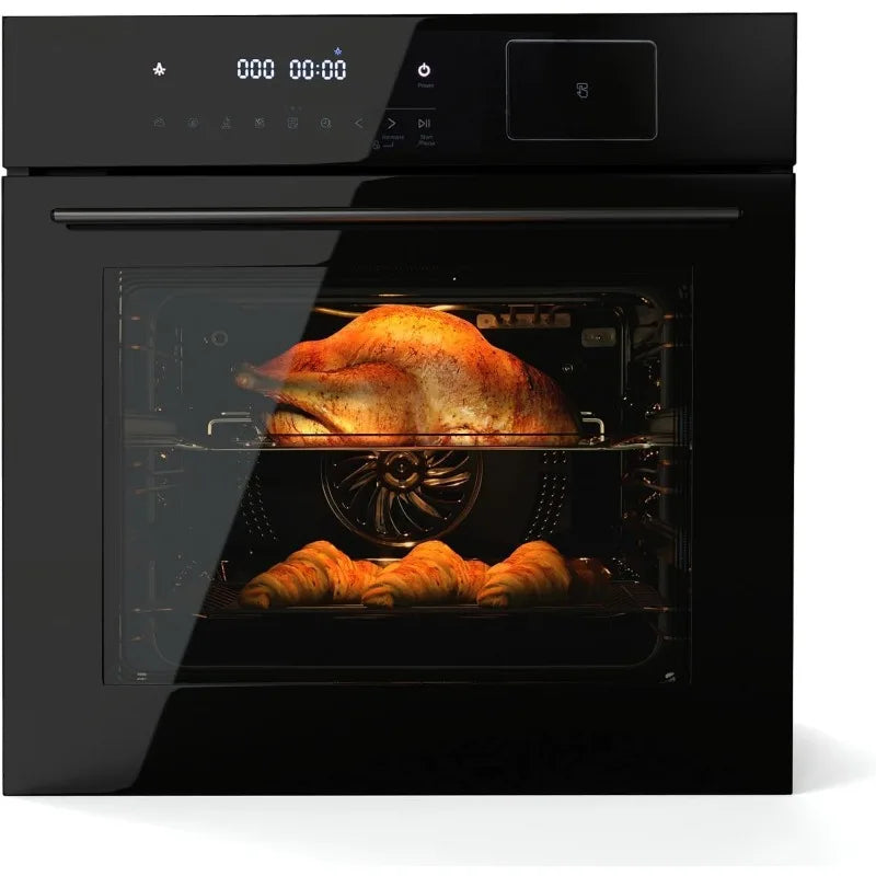 24 Inch Single Wall Oven Built In Electric Convection Oven